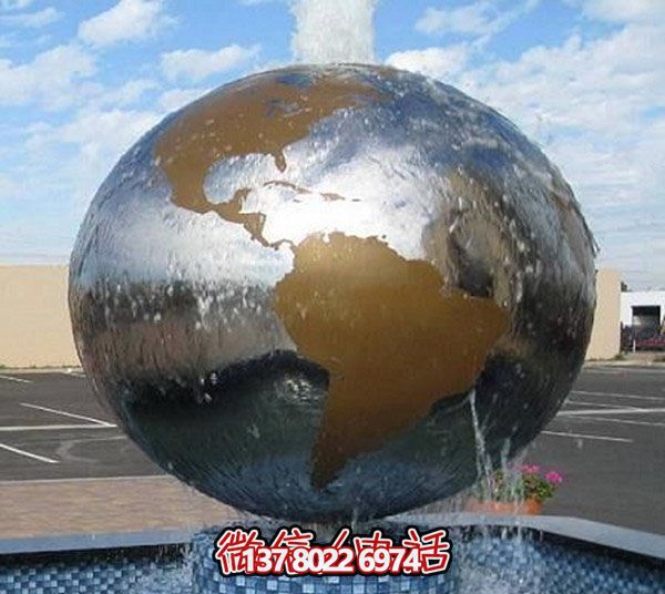 高品質(zhì)不銹鋼噴泉雕塑，裝點(diǎn)你的公園