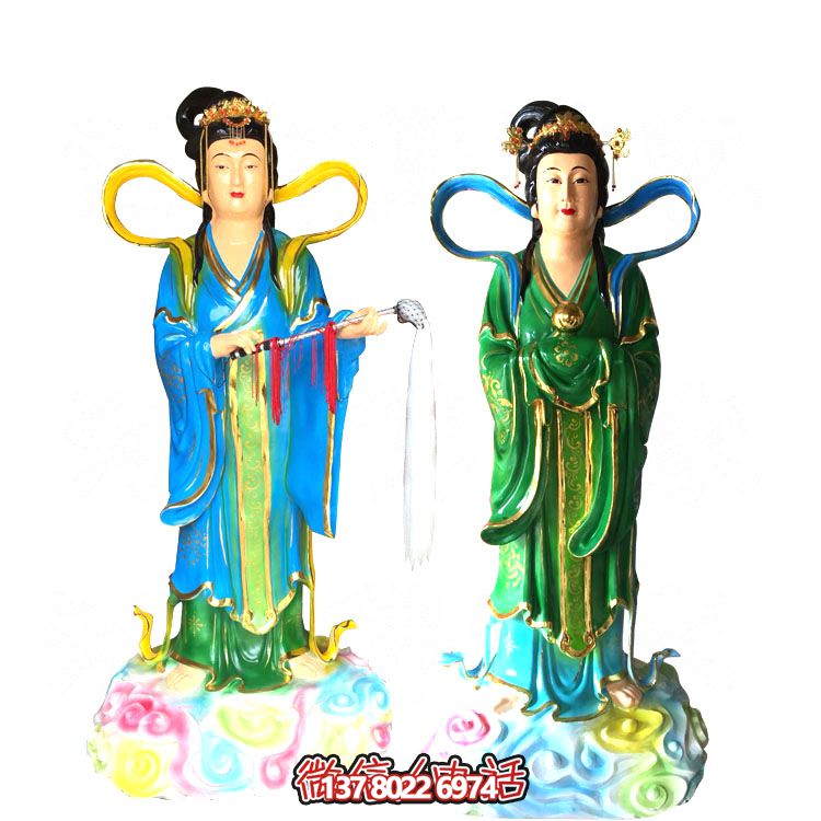 七仙女玻璃鋼雕塑，打造完美園林