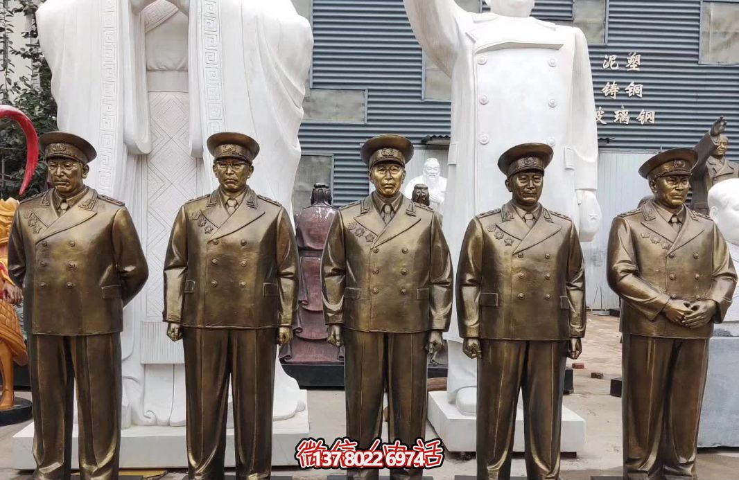 仿銅偉人元帥玻璃鋼雕塑，締造景區(qū)世界十大經(jīng)典