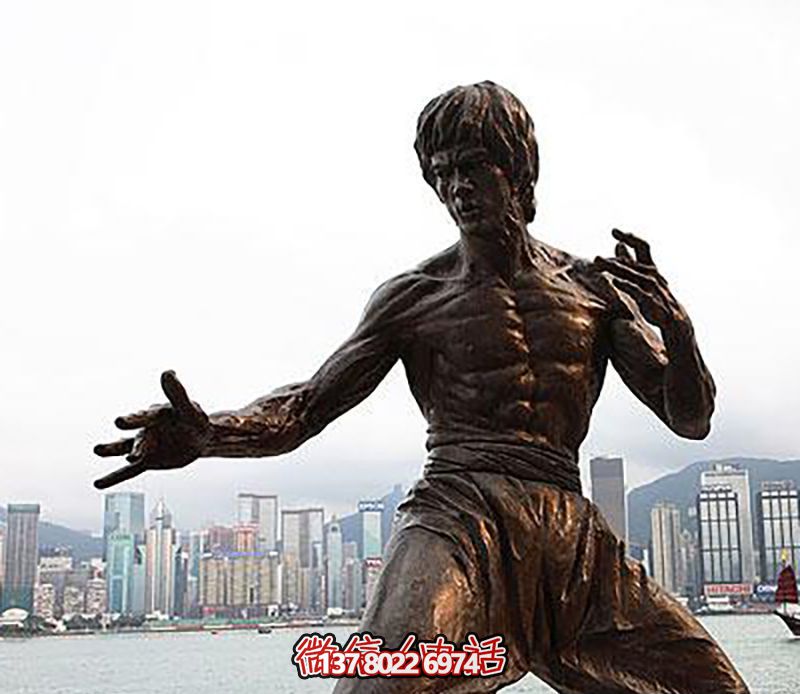 李小龍銅雕雕塑，緬懷經(jīng)典電影明星