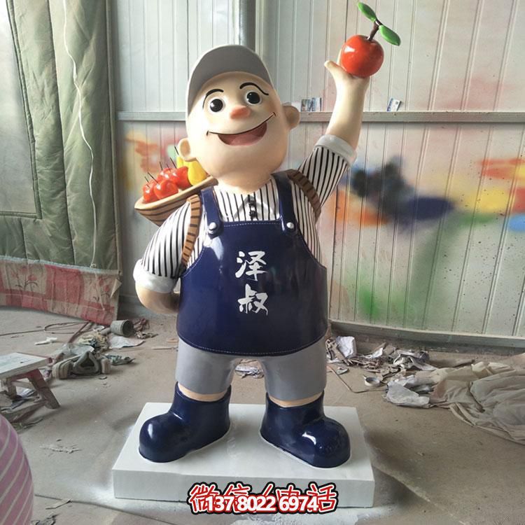 玻璃鋼彩繪擺件，點(diǎn)綴飯店酒店戶(hù)外廣場(chǎng)公園雕塑