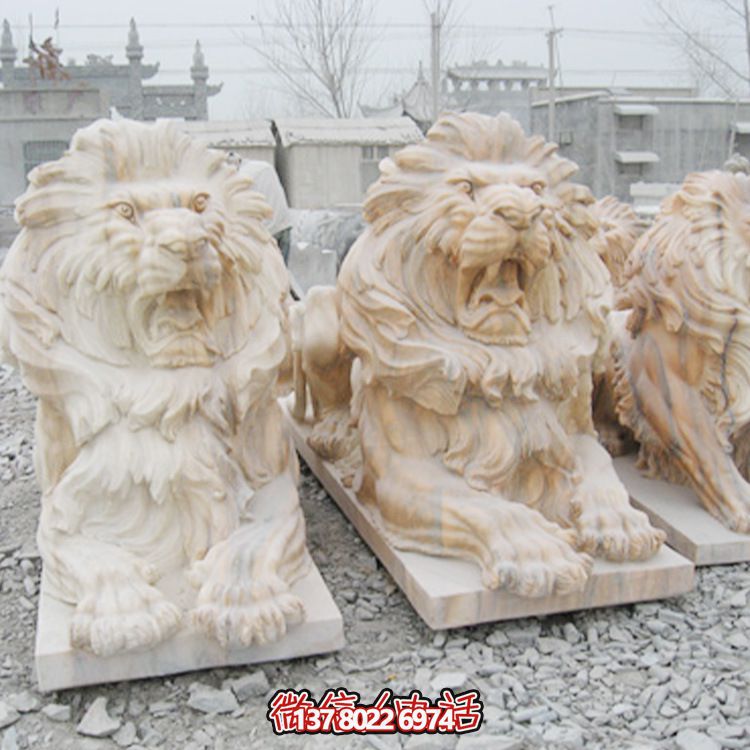 仿真獅子雕塑，為公園、動物園帶來活力