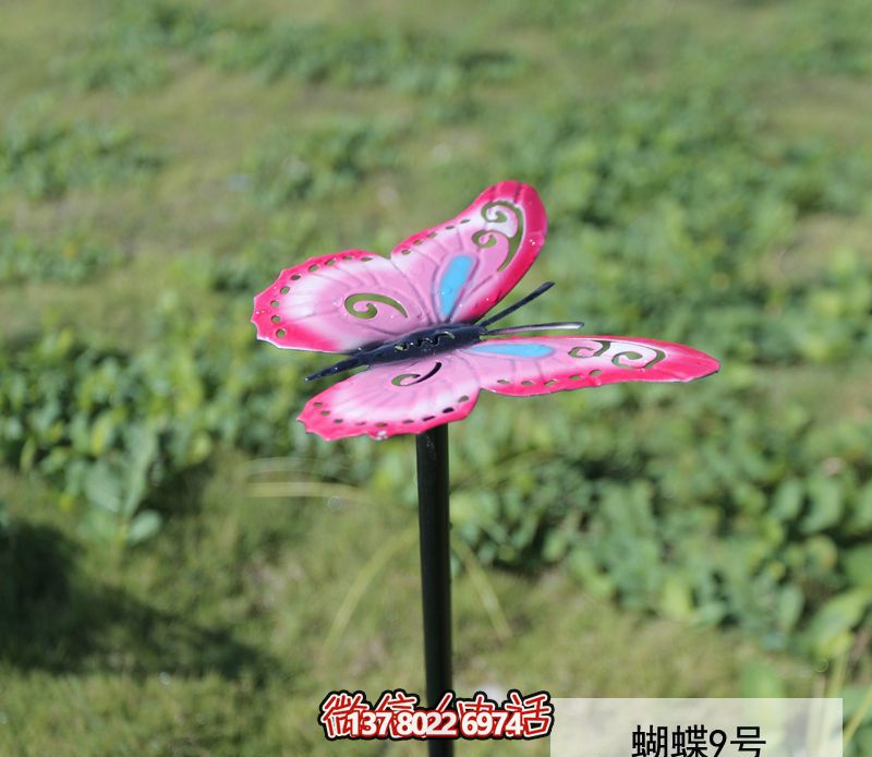 不銹鋼蝴蝶雕塑，創(chuàng)意裝點公園環(huán)境