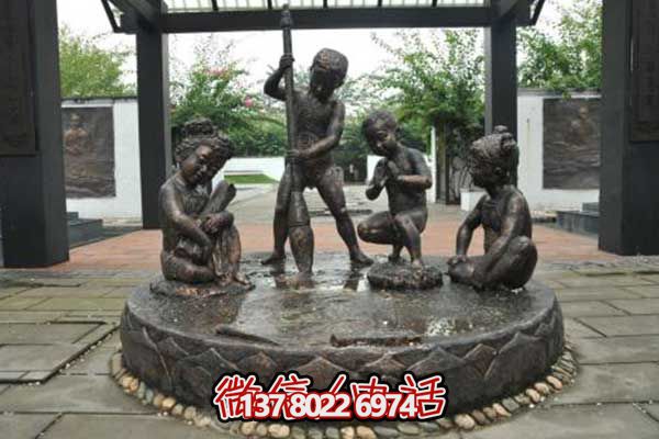 不銹鋼銅雕毛筆，為兒童締造景區(qū)樂趣