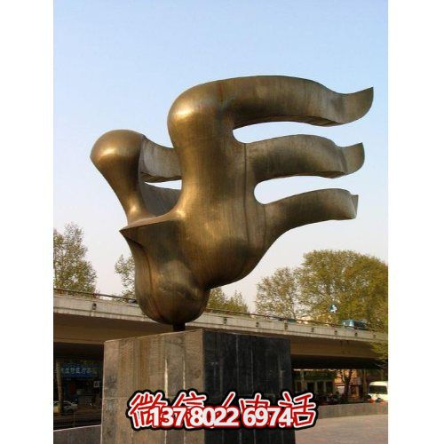 大型不銹鋼景觀雕塑，創(chuàng)意點(diǎn)亮戶外廣場(chǎng)、園林和景區(qū)