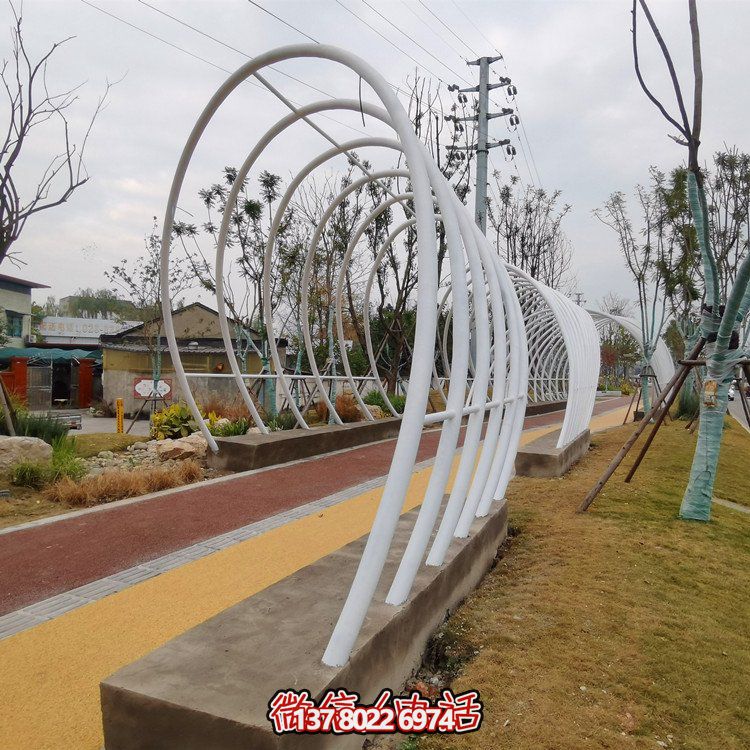 不銹鋼鐵藝拱門(mén)，完美裝飾公園戶外空間